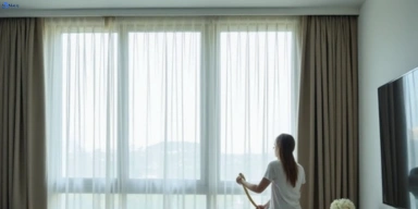 Delicate fabric curtain stain removal silk velvet sheer west-pymble-nsw treatment