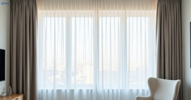 Freshly steam cleaned curtains in west-pymble-nsw QLD
